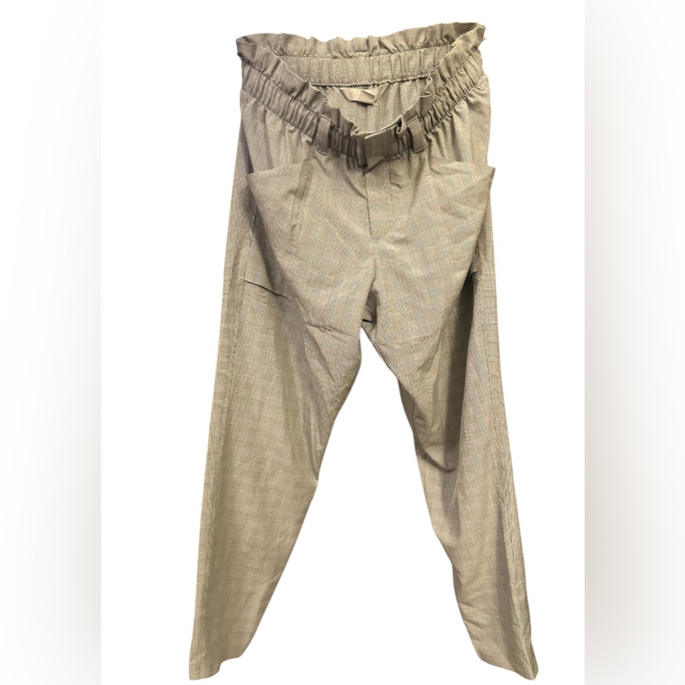 Athleta Plaid Skyline Pants Women Size 4 Pockets Stretch